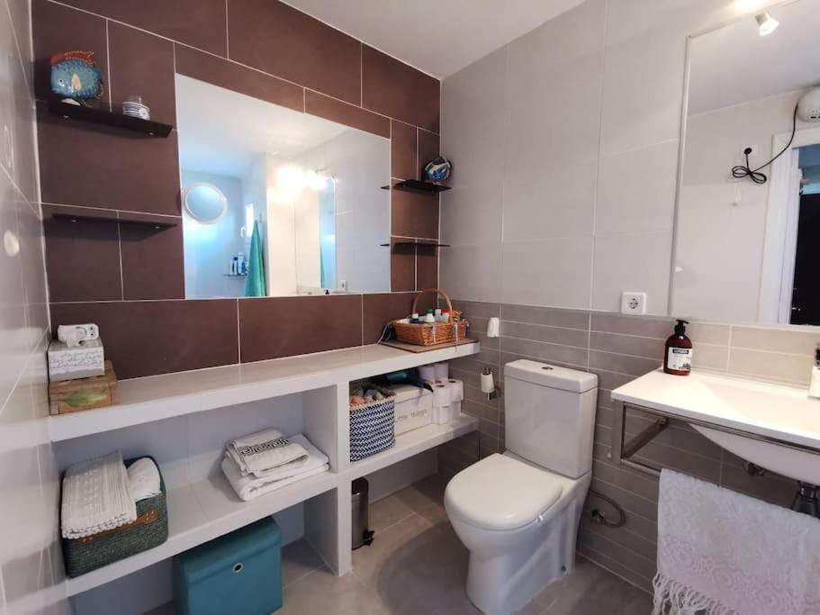 2Br+1Bthr Precioso Apartamento Con Vistas Al Mar 미하스 외부 사진